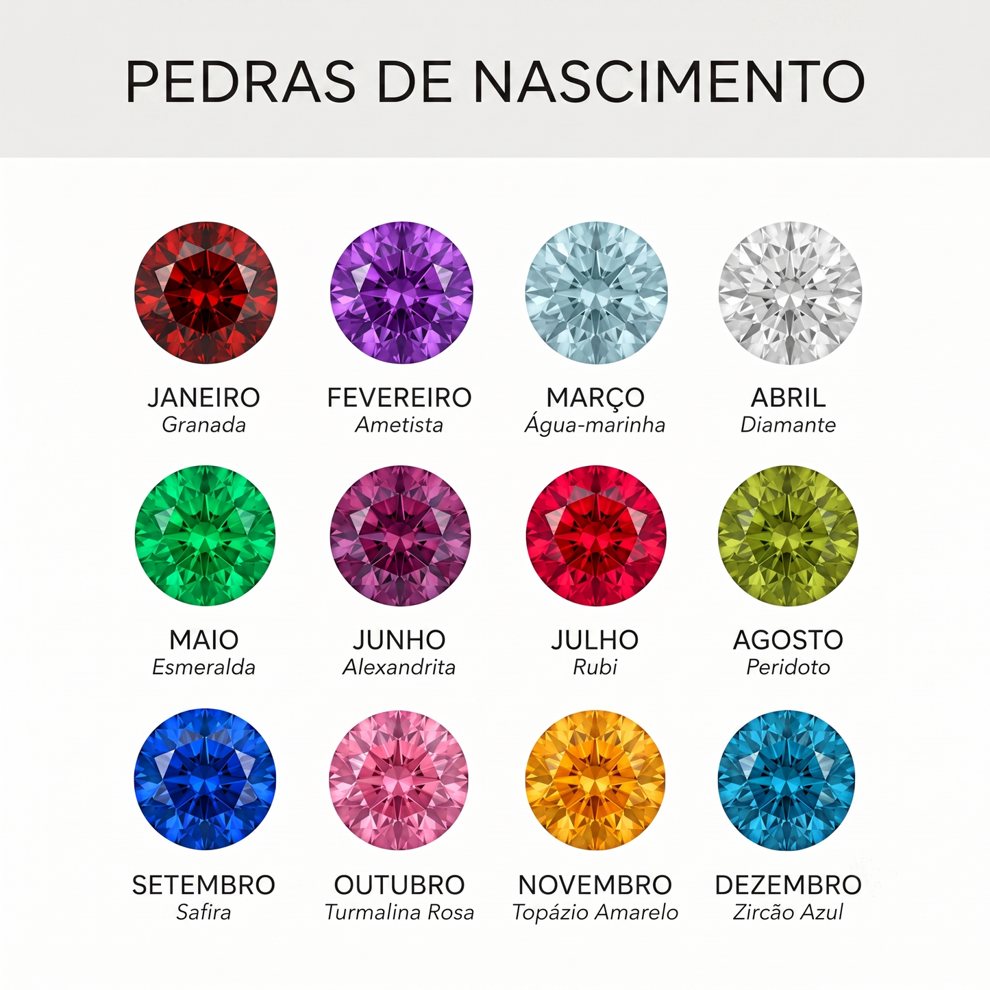 Anel Ajustável com Inicial Personalizável e Pedra de Nascimento