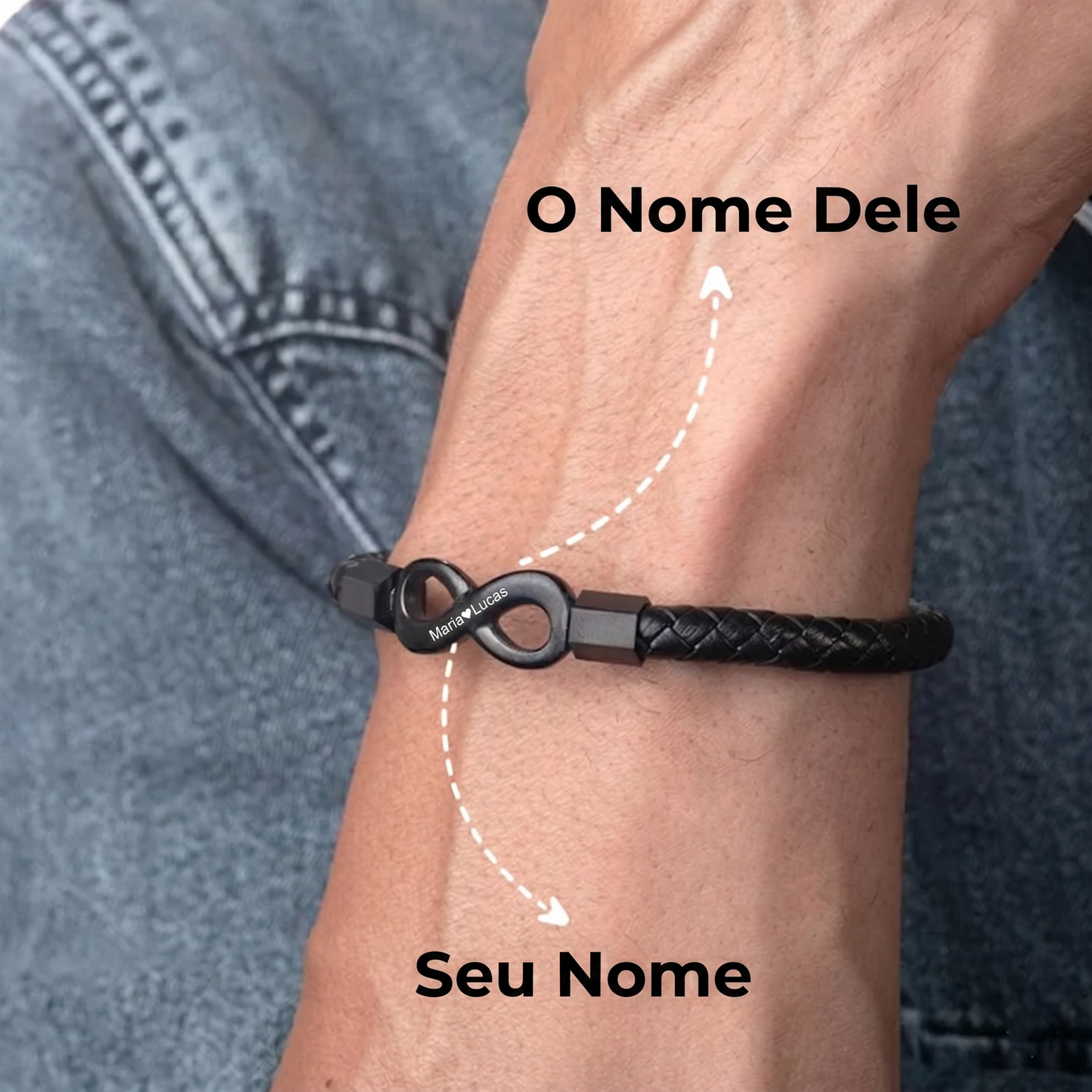 Pulseira Personalizada para o Meu Marido — Presente Único e Cheio de Amor