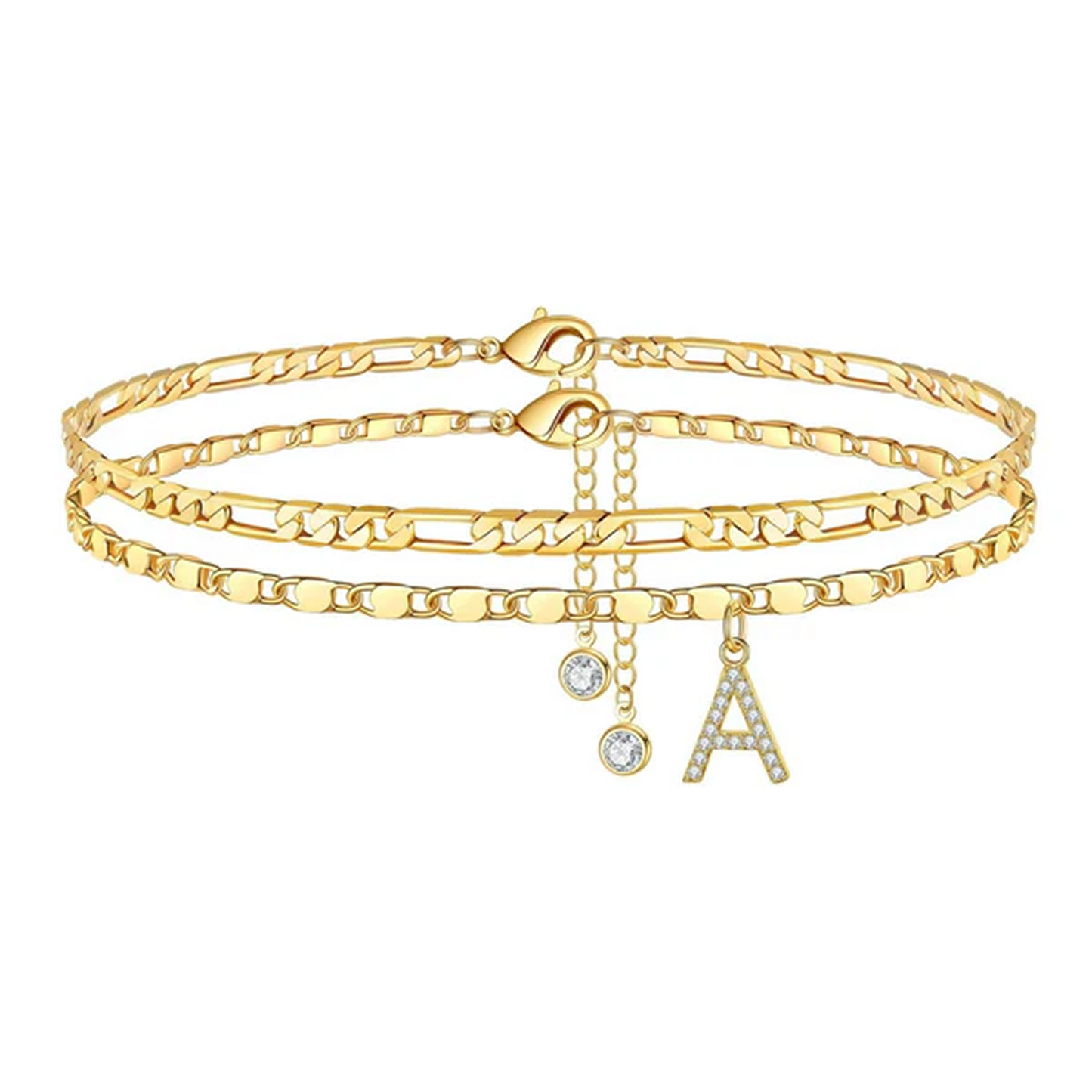 Tornozeleira Signature com Inicial Personalizada