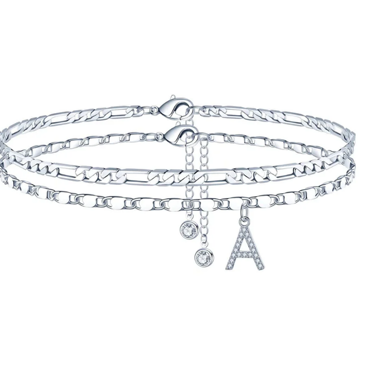 Tornozeleira Signature com Inicial Personalizada