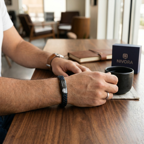 Pulseira de Alerta Médico — Identificação de Emergência com Dados Médicos